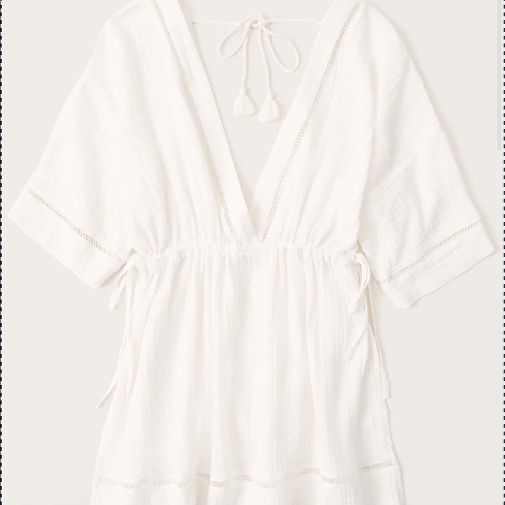 Abercrombie kimono coverup white
